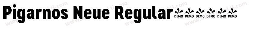 Pigarnos Neue Regular字体转换